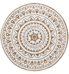 Χαλί Africa Crochet Round Natural-White Carpet Couture