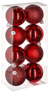 Χριστουγεννιάτικα Στολίδια (Σετ 8τμχ) A-S Xmas Balls Red 129170RG