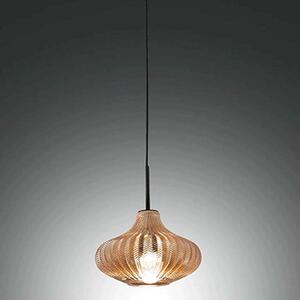 Φωτιστικό Οροφής Budelli 3723-40-125 1xE27 40W Φ26cm 200cm Amber La Mia Luce