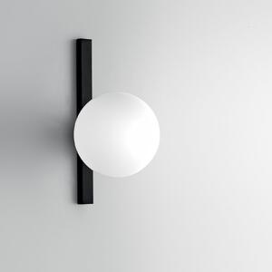 Luce Ambiente Design Φωτιστικό τοίχου Enoire, ύψος 28 cm, μαύρο, μέταλλο/γυαλί, μονόφωτο, ρυθμιζόμενος, Μαύρο, Σαλόνι / τραπεζαρία, Μέταλλο, σύγχρονο