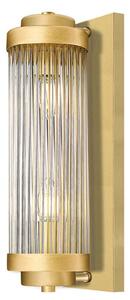 Φωτιστικό Τοίχου - Απλίκα Karolina 4264900 13x40cm 2xE14 40W Clear-Gold Viokef