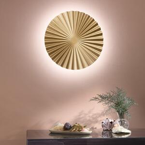 Luce Ambiente Design Επιτοίχια λάμπα LED Anadara, χρυσό χρώμα, Ø 50 cm, μέταλλο, CCT, Χρυσό / Ορείχαλκου, Σαλόνι / τραπεζαρία, Αλουμίνιο