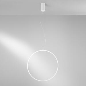 Luce Ambiente Design Κρεμαστό φωτιστικό LED Toorx, λευκό, Ø 60 cm, μέταλλο, CCT, Λευκό, Σαλόνι / τραπεζαρία, Μέταλλο, σύγχρονο