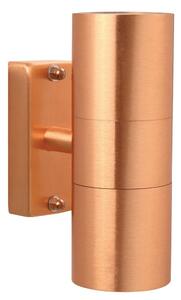 Φωτιστικό Τοίχου Tin Double 21279930 11,5x17cm 2xGU10 35W IP54 Copper Nordlux