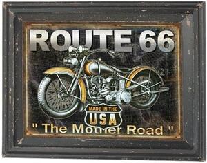 Vekrakis Πίνακας Διακοσμητικός "Route 66" 38Χ47 cm