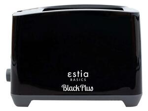 Φρυγανιέρα 2 Θέσεων Aroma 06-12250 750W 25x14x17,1cm Black Estia