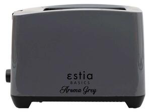 Φρυγανιέρα 2 Θέσεων Aroma 06-12243 750W 25x14x17,1cm Grey Estia