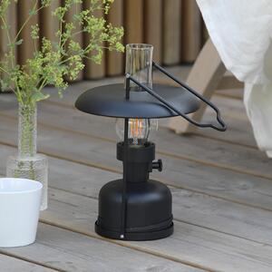 Markslöjd LED φορητή λάμπα Fanos, μαύρη, ρυθμιζόμενη, IP44, ρυθμιζόμενος, Μαύρο, Σαλόνι / τραπεζαρία, Μέταλλο, Αντίκα