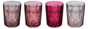 Ποτήρια Νερού 350ml (Σετ 4τμχ) S-D Ayla Pink 213949A