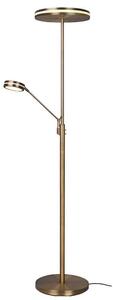 Φωτιστικό Δαπέδου Franklin 426510204 35x181cm Dim Led 4100Lm 35W/650Lm 6,5W Brass Trio Lighting