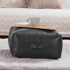 Πουφ (50x50x25) Nef-Nef Homeware Lethal Black
