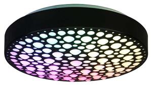 Φωτιστικό Οροφής - Πλαφονιέρα Chizu R67161132 Φ40x9cm Dim Led 2500Lm 22W RGB Black RL Lighting