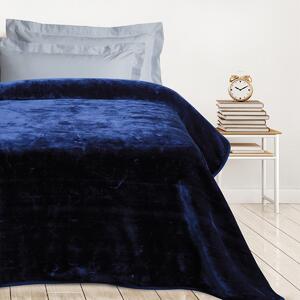 Κουβέρτα Βελουτέ Μονή (160x220) Das Home Velour 0292 Blue