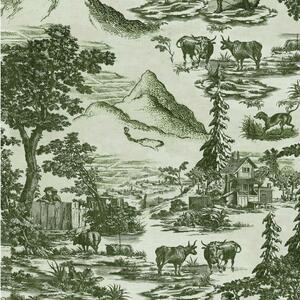 Ταπετσαρία Toile Du Tyrol WP30146 52x1000cm Ecru-Green MindTheGap