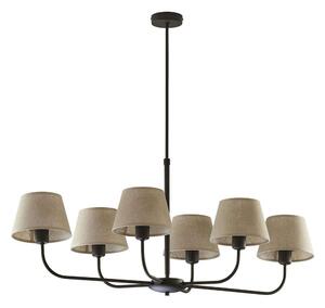 Φωτιστικό Οροφής Chicago 3999 6xΕ27 15W 100x90cm Beige TK Lighting