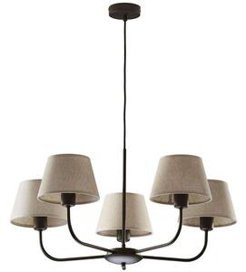 Φωτιστικό Οροφής Chicago 3989 5xΕ27 15W 68x86cm Beige TK Lighting