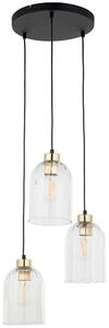 Φωτιστικό Οροφής Satipo 5627 3xΕ27 15W 34x100cm Clear TK Lighting