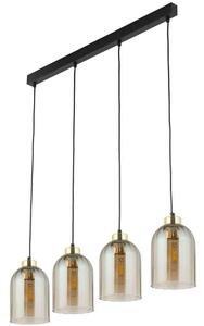 Φωτιστικό Οροφής Satipo 5625 4xΕ27 15W 102x145cm Amber TK Lighting