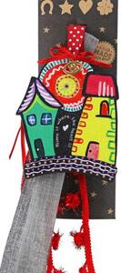 Γούρι Κρεμαστό Σπίτι Funky Home Is LU22003B 33cm Multi