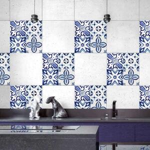 Αυτοκόλλητα Πλακάκια Τοίχου Tile Cover Azulejos (Σετ 3Τμχ) 31223 20x20x0,05cm Blue-White Ango