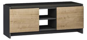 Παπουτσοθήκη Zulla 214024 110x37x43cm Anthracite - Oak