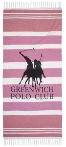 Πετσέτα Θαλάσσης - Παρεό 3842 Red Greenwich Polo Club