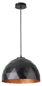 Φωτιστικό Οροφής Diament M 31372 Φ35cm 1xE27 60W Black-Copper Sigma Lighting