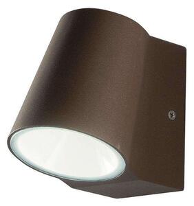 Φωτιστικό Τοίχου - Απλίκα Owen AP.OWEN/MARRONE 8x12x11,5cm 6W Led 4000K Brown Ondaluce