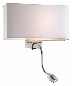 Ideal Lux - Φως τοίχου 1xE27/60W/230V + 1x1W/LED