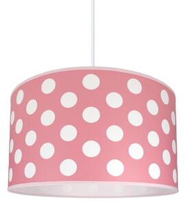 Παιδικό πολύφωτο DOTS PINK 1xE27/60W/230V