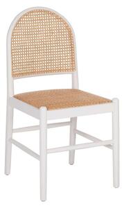 Καρέκλα HM9407.03 43x50x87cm Από Οξιά Rattan White-Beige