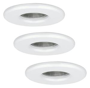 Eglo 94977 - ΣΕΤ 3x Φωτιστικό μπάνιου LED IGOA 1xGU10/3,3W/230V IP44