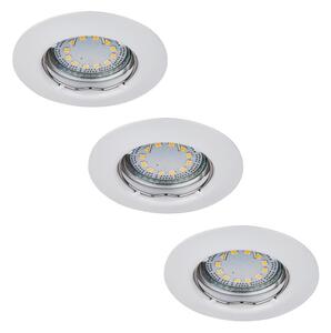 Rabalux 1046 - ΣΕΤ 3xLED Χωνευτό φωτιστικό LITE 3xGU10-LED/3W/230V