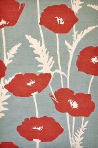 Χαλί Poppy Pop 124800 Sage Poppy Grey-Red Scion