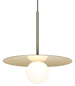 Φωτιστικό Οροφής Bola Disc 12 10669 30,5x10,2cm Dim Led 390lm 6W Brass Pablo Designs