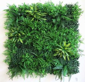 Τεχνητή Φυλλωσιά Φτέρη Με Tamarisk Moss 8681-7 100x100cm Green Supergreens