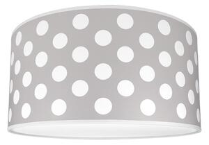 Παιδικό φωτιστικό οροφής DOTS GREY 2xE27/60W/230V γκρι