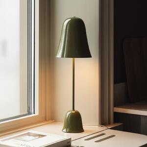 Globen Lighting Επιτραπέζιο φωτιστικό Blåklockan, λαδί, ύψος 56 εκ., Πράσινο, Σαλόνι / τραπεζαρία, Μέταλλο, Σκανδιναβικό