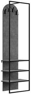 Έπιπλο Εισόδου Archy 0234822 53x31,7x180cm Grey-Black