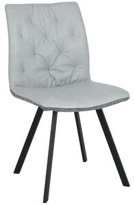 Καρέκλα Due Facce 03-1015 60x46x88cm Cream-Grey