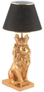 Φωτιστικό Επιτραπέζιο Lion King 390FLH2242 22x60cm E27 60W Black-Gold Opviq