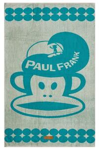 Πετσέτα Θαλάσσης Παιδική Βελουτέ Paul Frank 50 Petrol-Light Grey Kentia