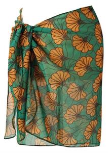 Φούστα - Παρεό Παραλίας Lovely 241 168(112)X59cm Green-Orange Kentia