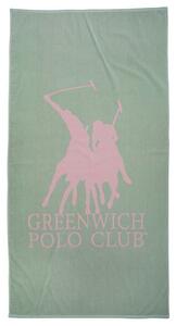 Πετσέτα Θαλάσσης 3850 Mint-Pink Greenwich Polo Club