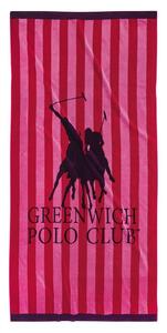 Πετσέτα Θαλάσσης 3857 Red-Pink Greenwich Polo Club