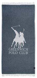 Πετσέτα Θαλάσσης - Παρεό 3907 85x170 Blue-Ivory Greenwich Polo Club