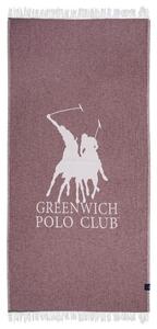 Πετσέτα Θαλάσσης - Παρεό 3906 85x170 Bordo-Ivory Greenwich Polo Club