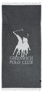 Πετσέτα Θαλάσσης - Παρεό 3905 85x170 Black-Ivory Greenwich Polo Club