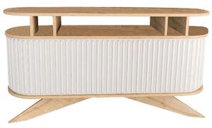 Μπουφές Stor 322RTC1515 150x43x75cm Oak-White