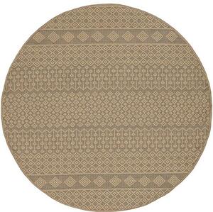 Χαλί Sahara 062A Beige Round New Plan